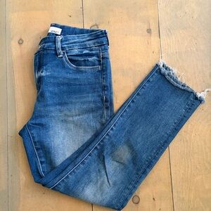 VERVET Jeans |Distressed Blue Ankle | Size 27